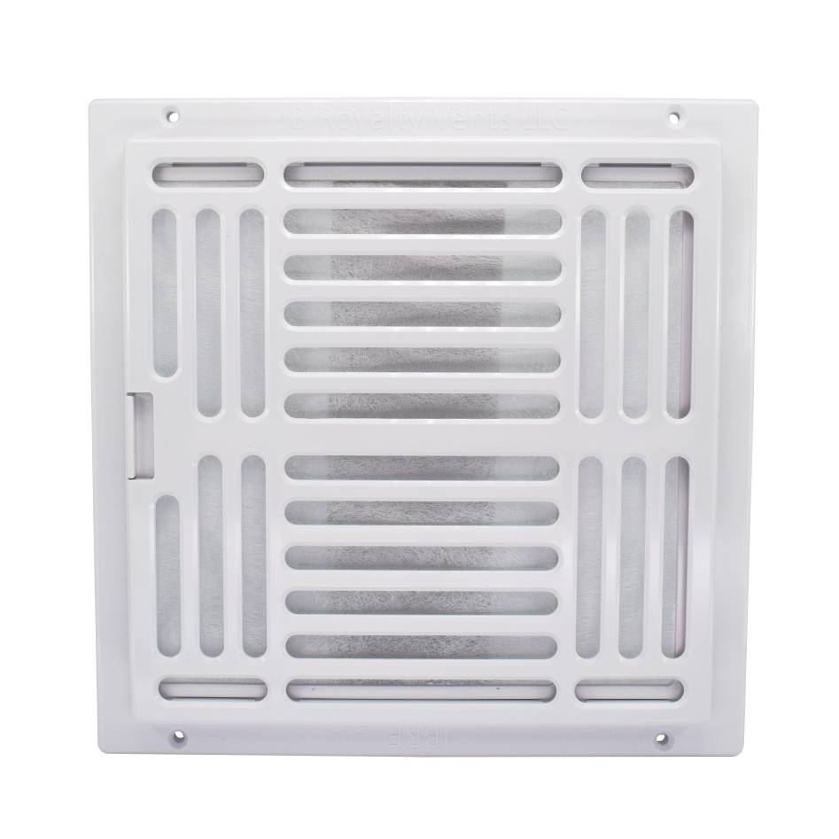 Kit de instalación de filtro de ventilación premium | 1 cubierta de ventilación de plástico + 2 filtros de ventilación.